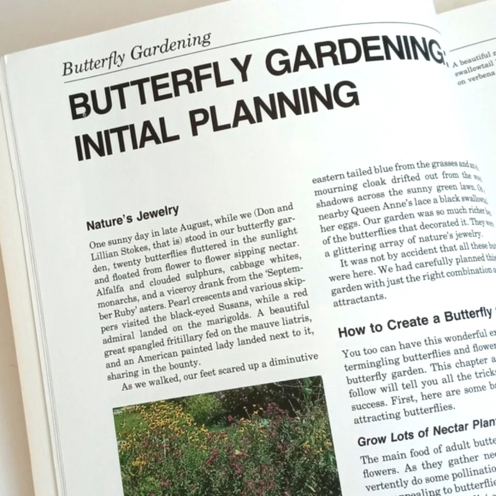 The Butterfly Book by Stokes and Williams (Butterfly and Gardening Planning)